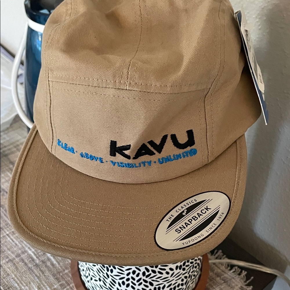KAVU Tan Snapback Hat